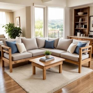 DG | Ahşap Köşe Koltuk